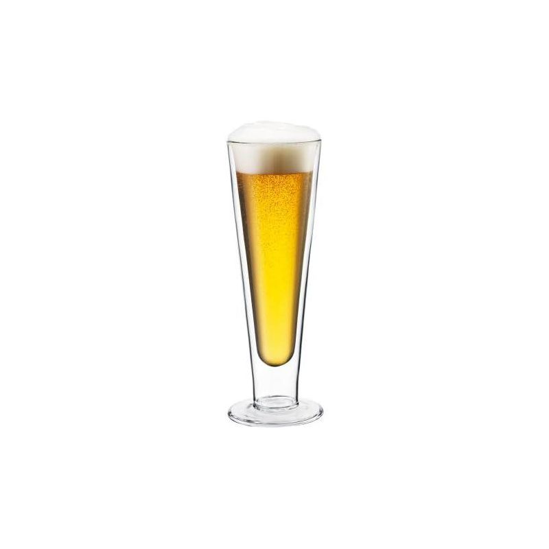 Bodum Manhattan Double Wall Thermal Pilsner Drinks Glass, 20 Ounce, 1 of 2