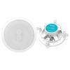 PYLE PWRC82 Dual 400 Watt 8 Inch 2 Way Indoor or Outdoor Waterproof Ceiling Woofer Speaker System with 8 Ohm Impedance, White (2 Pack) - 4 of 4