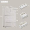 SinCiDo Fluted 7 Drawer Dresser for Bedroom, Modern 48" Tall Wood Chest of Drawers, Dresser Storage Organizer for Living Room, Hallway - 2 of 4