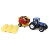 ERTL 1/64 New Holland T6.180 w/ Roll-Belt 560 Round Baler & 6 Bales, 50 Years Round Baling, 2024 Farm Show 61002-Reg - 2 of 4