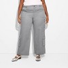 Women's Mid-Rise Straight Leg Cargo Pants - Wild Fable™ - 2 of 3