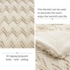 Cozy Bliss Faux Fur Throw Blanket Soft Textured Throw - 3 of 4