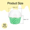 Unique Bargains Thick Foil Paper Oil-proof Soft Reliable Baking Cups 50 Pcs - 2 of 4