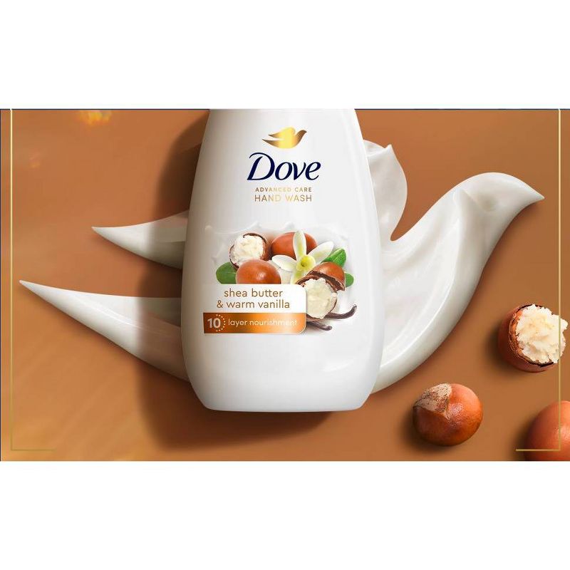 Dove Beauty Advanced Care Hand Wash - Shea Butter &#38; Warm Vanilla - 12 fl oz, 5 of 9