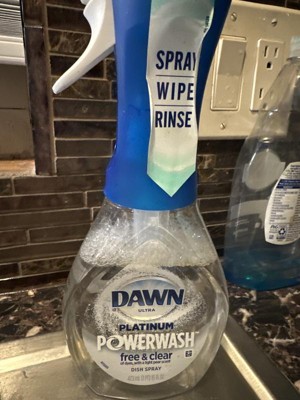Dawn Free & Clear Platinum Powerwash Spray Starter Kit - 16 Fl Oz : Target