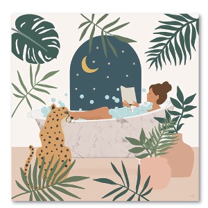 Courtside Market Jungle Spa II Gallery-Wrapped Canvas - 1 of 4