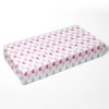 Bacati - Elephants Pink/Gray Muslin 100 percent Cotton Universal Baby US Standard Crib or Toddler Bed Fitted Sheet - 2 of 4