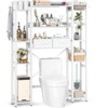 Besiost 7-11-Tier Bathroom Organizer with Adjustable Shelf, Over The Toilet Storage Rack with 4 Hooks and Drawers - 4 of 4