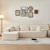 NicBex Couches for Living Room 104" Upholstered Modular L Shape Sectional Sofa Couch Set Free Combination Floor Sofa With 5 Pillows for Bedroom - image 3 of 4