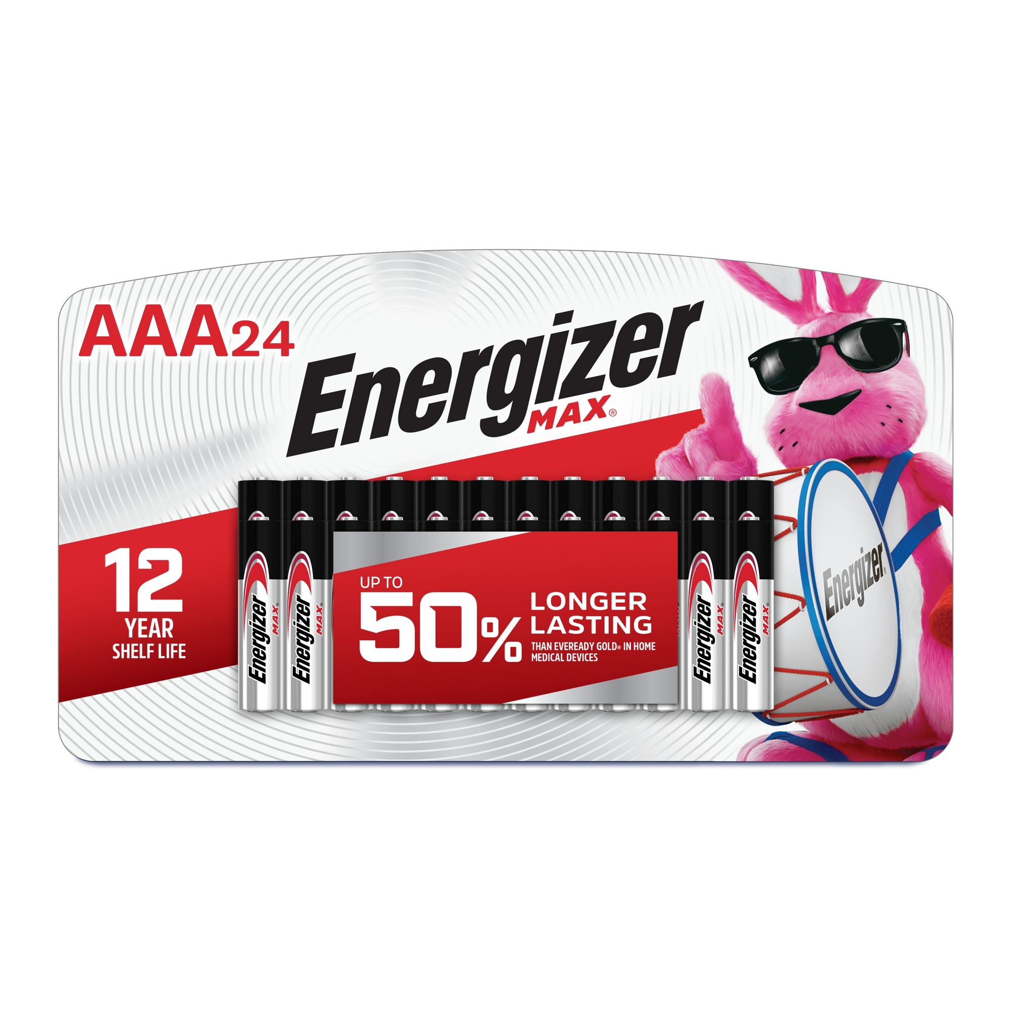 Energizer Max AAA Batteries - 24pk Alkaline Battery: Household, 1.5V, Single-Use