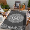 Garvee Reversible Mats, Plastic Straw Rug, Large Floor Mat for Outdoors - 3 of 4