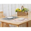 Unique Bargains Kitchen Faux Leather Easy to Clean Placemats 17" x 12" 2 Pcs - 2 of 4