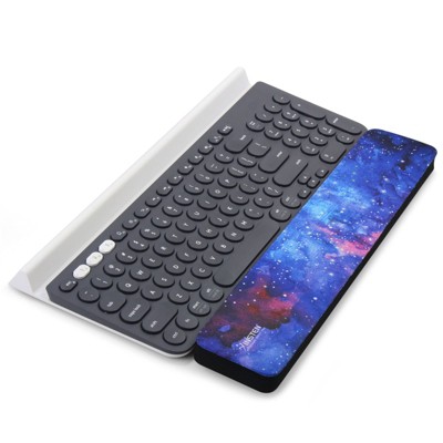 Insten Keyboard Wrist Rest Pad, Anti-Slip Ergonomic Palm Cushion Support for Comfortable Typing and Pain Relief, 13.8 x 2.8 in, Galaxy