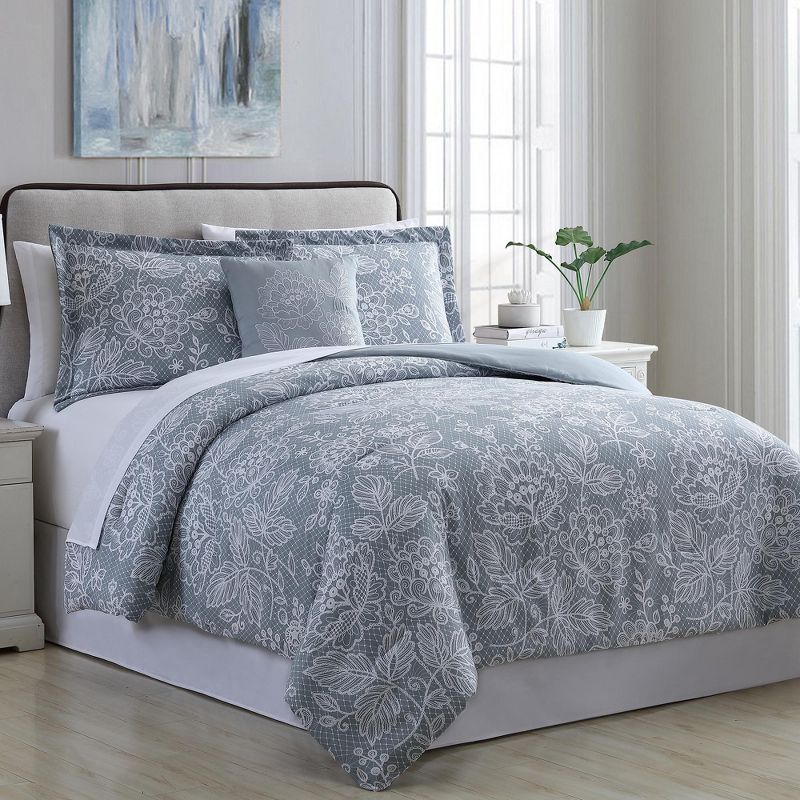 Modern Threads Olivia 8-Piece Bed in a Bag Comforter Set., 1 of 7