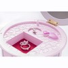 Musical Jewelry Box for Girls, Cute Kids Necklace Storage Organizer with Music, Best Birthday Gift for Child - 4 of 4