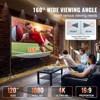 VEVOR Projector Screen with Stand, 120 inch 16:9 4K 1080 HD Outdoor Movie Screen with Stand, Wrinkle-Free Projection Screen with Tripods - 3 of 4