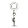 Black Bow Jewelry Sterling Silver Dangling Cross Dangle Bead Charm - 2 of 4