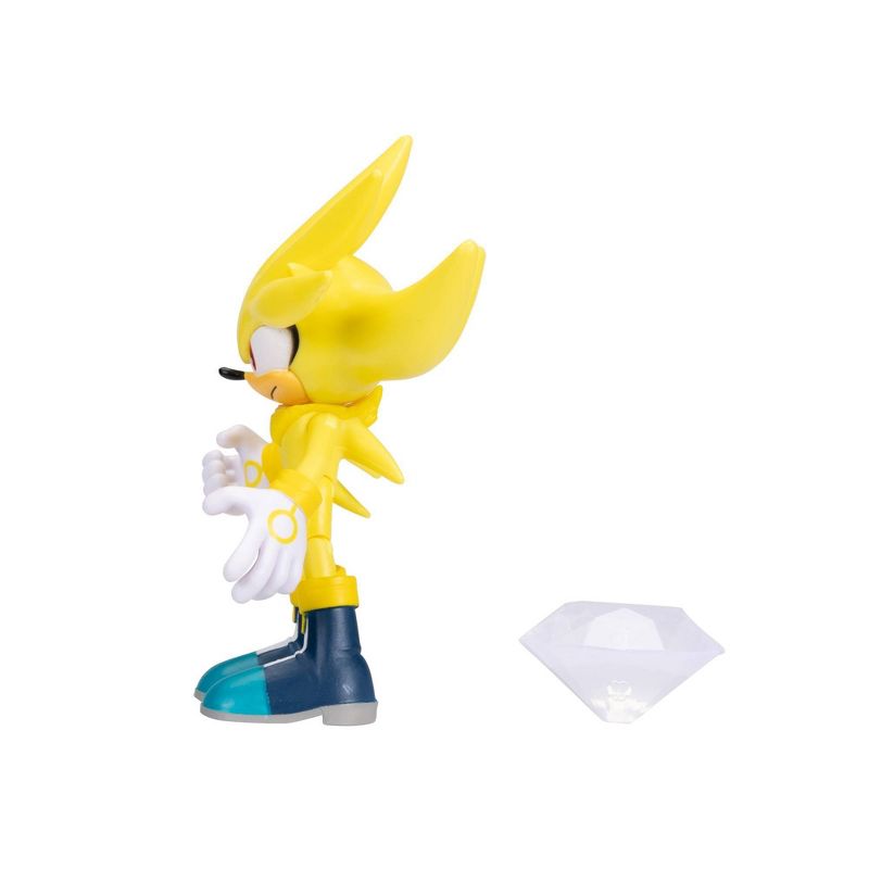 Sonic the Hedgehog Super Silver Action Figure with White Emerald Accessory, 5 of 8