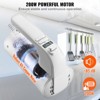 VEVOR Digital Electric Hand Mixer, 5-Speed, 200W Portable Electric Handheld Mixer, with Turbo Boost Beaters Dough Hooks Whisk Storage Bag,White - 4 of 4