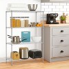FDW 4-Tier Metal Shelf Adjustable Kitchen Storage Unit - 2 of 4