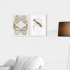 13" x 19" Simple and Clean Set Framed Wall Art Gold - Wynwood Studio: Modern Fashion Accessories, White Frame - 3 of 4