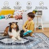 TROPOW Machine Washable Non Slip Non Shedding Rug Vintage Low Pile Foldable Rugs Oriental Medallion Stain Resistant Carpet for Bedroom - 4 of 4