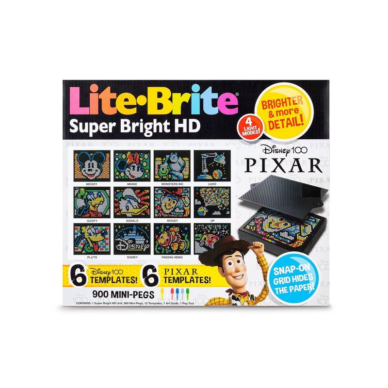 Lite-Brite Disney 100 LED Max HD Special Edition, 6 of 10