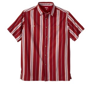 KingSize Men's Big & Tall Striped Short-Sleeve Sport Shirt - 1 of 4