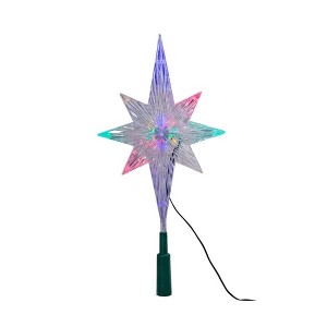 Kurt Adler 10-Light Color-Changing LED Polar Star Christmas Treetop, 11.25in - 1 of 4
