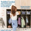 ECR4Kids Streamline 5-Section Toddler Coat Locker - 3 of 4