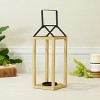 VIP Wood 15 in. Brown Open Air Lantern - 2 of 4