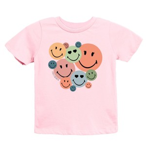 The Juniper Shop SmileyWorld Stacked Smiles Youth Short Sleeve Tee - 1 of 4