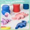 Wooden Dinosaur Blocks Set, Sorting, Stacking and Balance Montessori Toy for Toddlers Ages 1-4 - 4 of 4