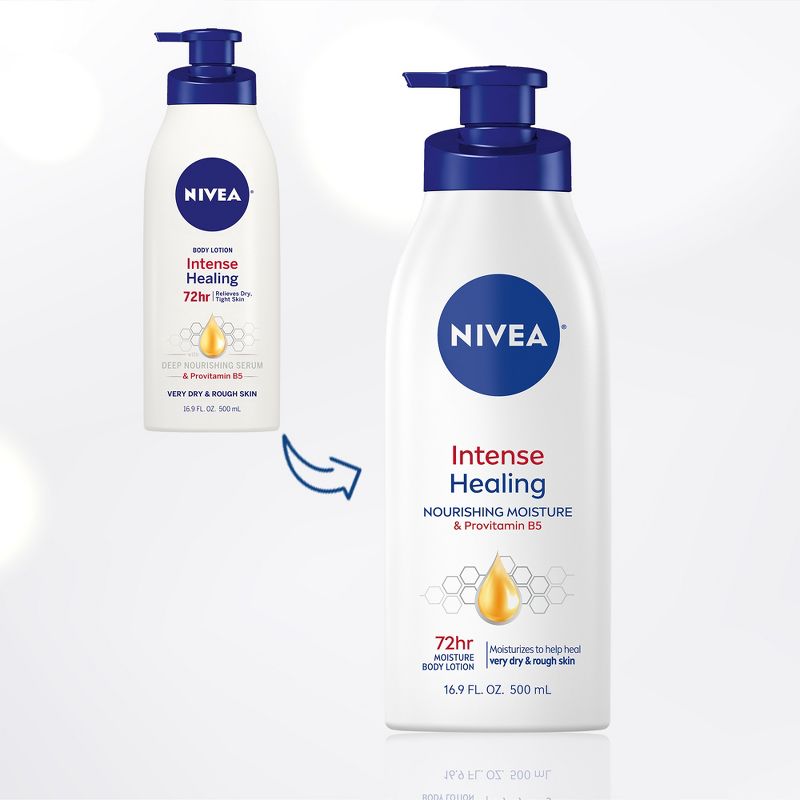 NIVEA Intense Healing Body Lotion for Dry Skin Scented, 3 of 12