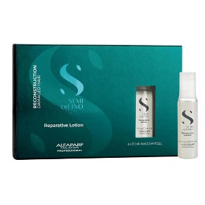Alfaparf Semi Di Lino Reconstruction Reparative Lotion | Repairs | Strengthens Hair | Increase Hair's Resistance to Breakage (6 vials x 0.43 oz) - 1 of 4
