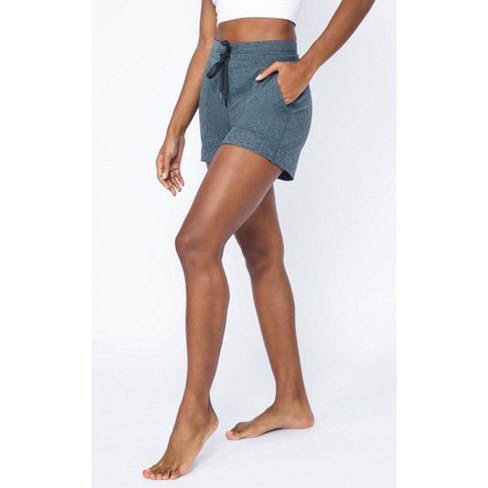Yogalicious Womens Lightweight Super Soft Ultra Comfy Lounge Short - Teal  Combo - Large : Target