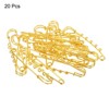 Unique Bargains Metal Decorative DIY Women's Clothing Dress 5 Holes Sewing Brooch Pins 20 Pcs - 3 of 4