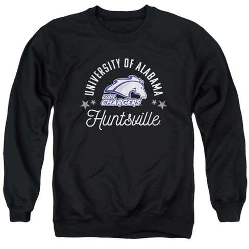 Campus Lab University of Alabama Huntsville Official Chargers Unisex Adult Crewneck Sweatshirt Black 2X Large