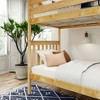 Plank+Beam Solid Wood Twin over Twin Bunk Bed with Ladder for Adults, No Box Spring Needed - 2 of 4
