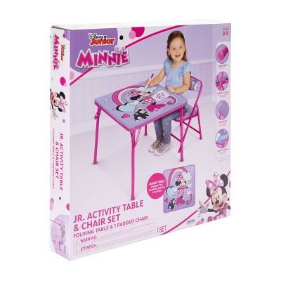 Disney Minnie Mouse Junior Table and Chair Furniture Set for Kids for Activity Drawing and Eating_7