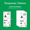 Big Dot of Happiness Witch Temporary Tattoos for Girls Pink and Green Birthday Favors, Halloween Activity, Set of 12 Tattoo Sheets – 108 Total Tats - 4 of 4