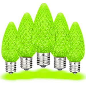 Novelty Lights C9 LED Faceted Christmas Replacement Bulbs Dimmable - 1 of 4