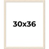 PosterPalooza | 30x36 Wide Barnwood Picture Frame, UV Acrylic, 6 Finishes - Grey, Brown, White, and Black - 2 of 4