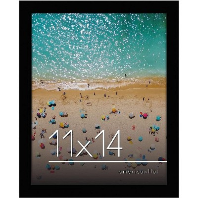 Americanflat Picture Frame with shatter-resistant glass - Wall Mounted Horizontal and Vertical Formats
