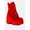 Ashcan High Platform Velvet Ankle Boots Women - 2 of 4