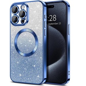 Entronix [Magnetic] Case Compatible with iPhone 14 Pro - [Clear Back] Luxury Glossy Cover - 1 of 4