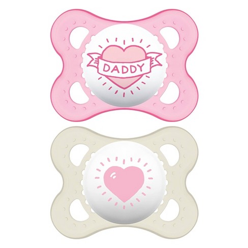 Mam Perfect Night Pacifier 0-6m - 2pk - Girl : Target