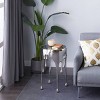 Contemporary Aluminum Melting Accent Table - Olivia & May - image 2 of 4