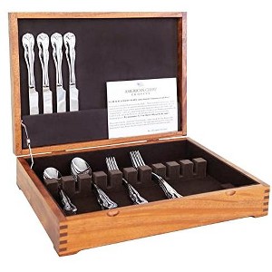 American Chest Company Exotic Canadian SAPELE Flatware, Natural Sapele - 1 of 3