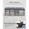 SONGMICS Storage Ottoman Bench Ottoman with Storage Footstool Hold up to 660 lb for Bedroom Living Room - 4 of 4